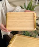 سینی دسته طلایی کوچک(5725)