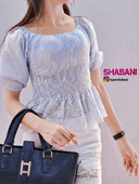 شومیز یقه قایقی (9205)