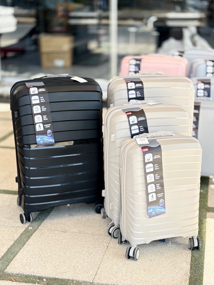 ست چمدان سه تیکه شیار دار (5875)