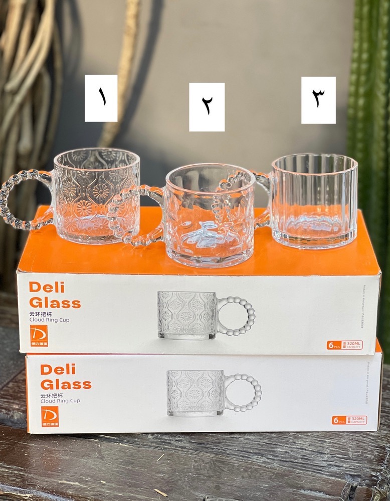 لیوان دسته مرواریدی(6020)