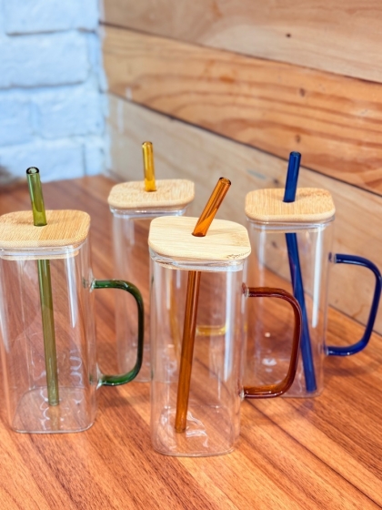 لیوان اسموتی پیرکس رنگی(5882)