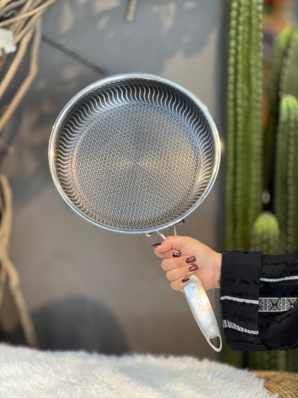 تابه استیل کف لیزری متوسط(6050)