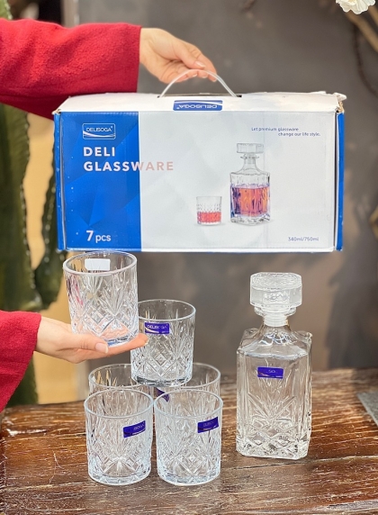 ست ۷ تیکه جام و لیوان(6017)