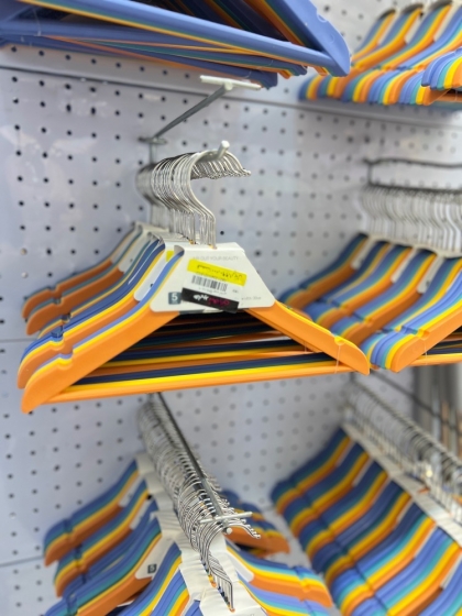 چوب لباسی 5عددی رنگی(5873)