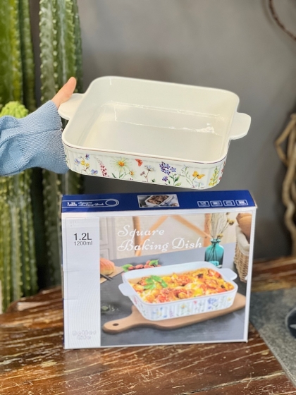 ظرف سرامیکی گلدار(6004)