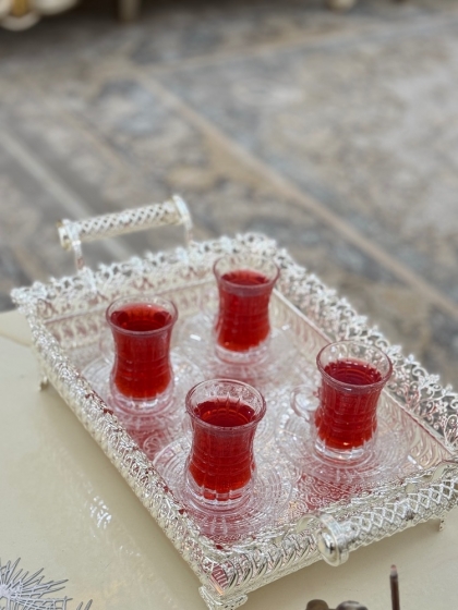 سینی استیل دور حاشیه(5960)