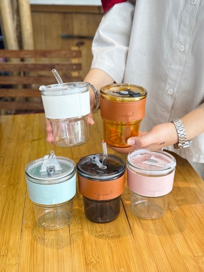 لیوان نی دار دورچرم(7497)