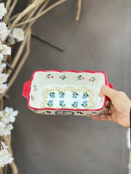 پاستا خوری مینی گلدار(6092)