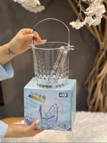 سطل یخ بلوری دلی مدل لوزی(6023)