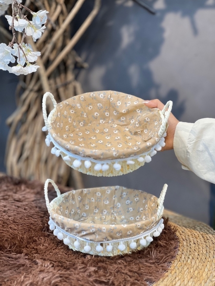 سبد طرح حصیر گلگلی گرد(6027)