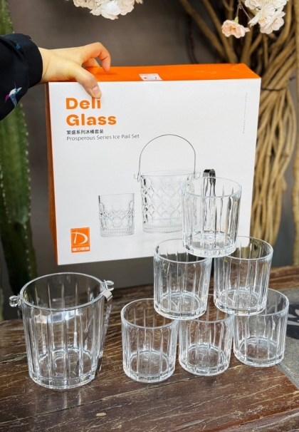 پک ۷ تیکه جا یخی و لیوان(6025)